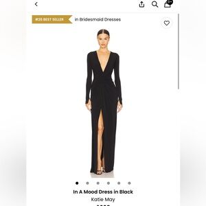 Katie May Long Sleeve Black Dress